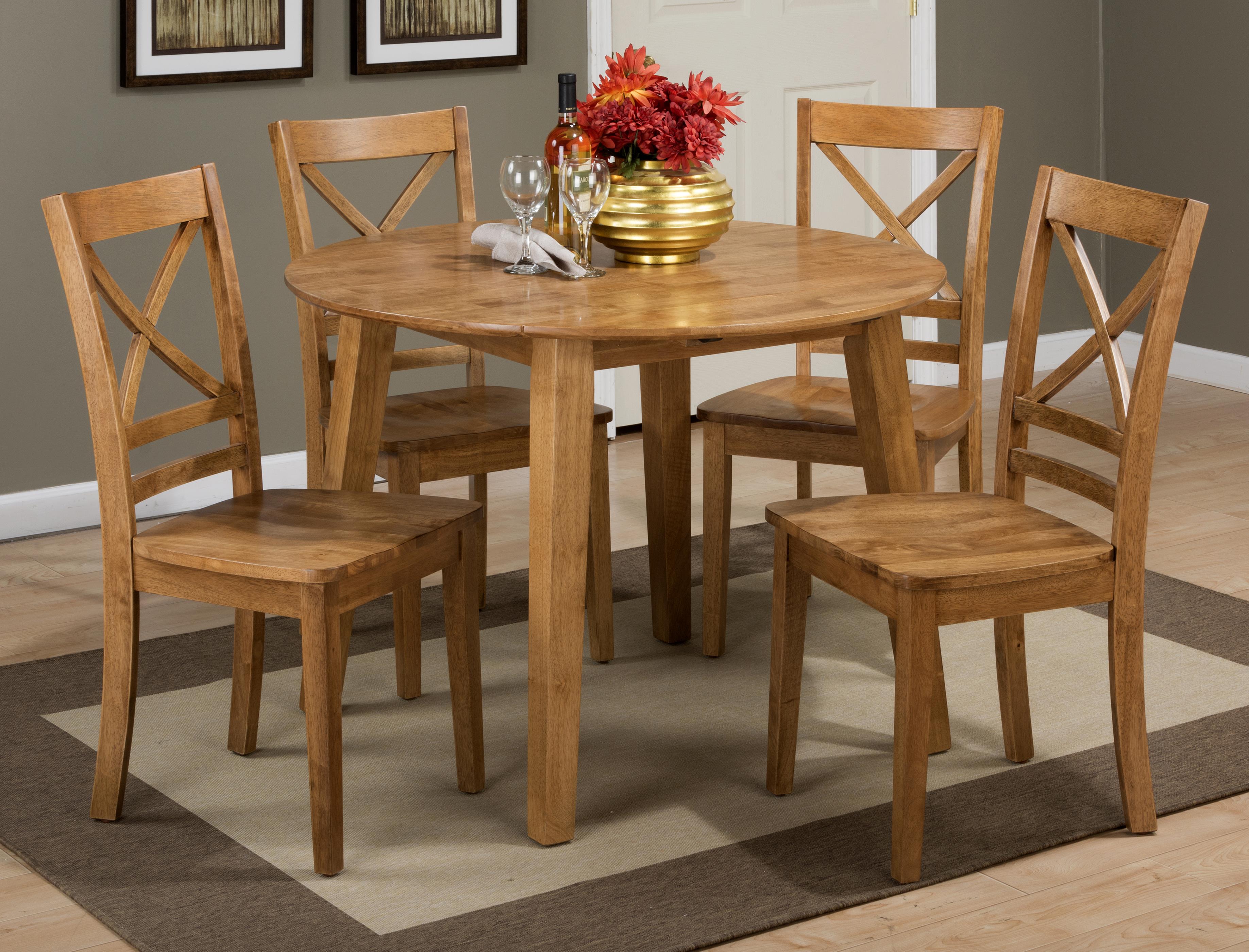 Jofran simplicity round online drop leaf table